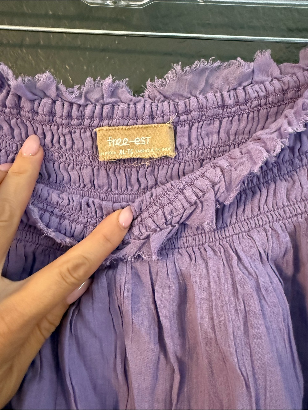 FREE PEOPLE • Layla set - tank and skirt outfit - XL purple NWT - Picture 7 of 9